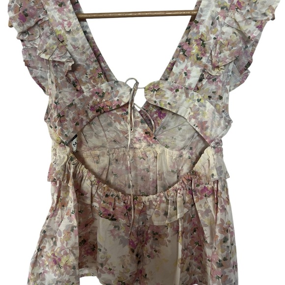 Munthe Herb Tie-Back Top β Size 34 β Sexy, Cute & Perfect for Spring/Summer! - Picture 6 of 6